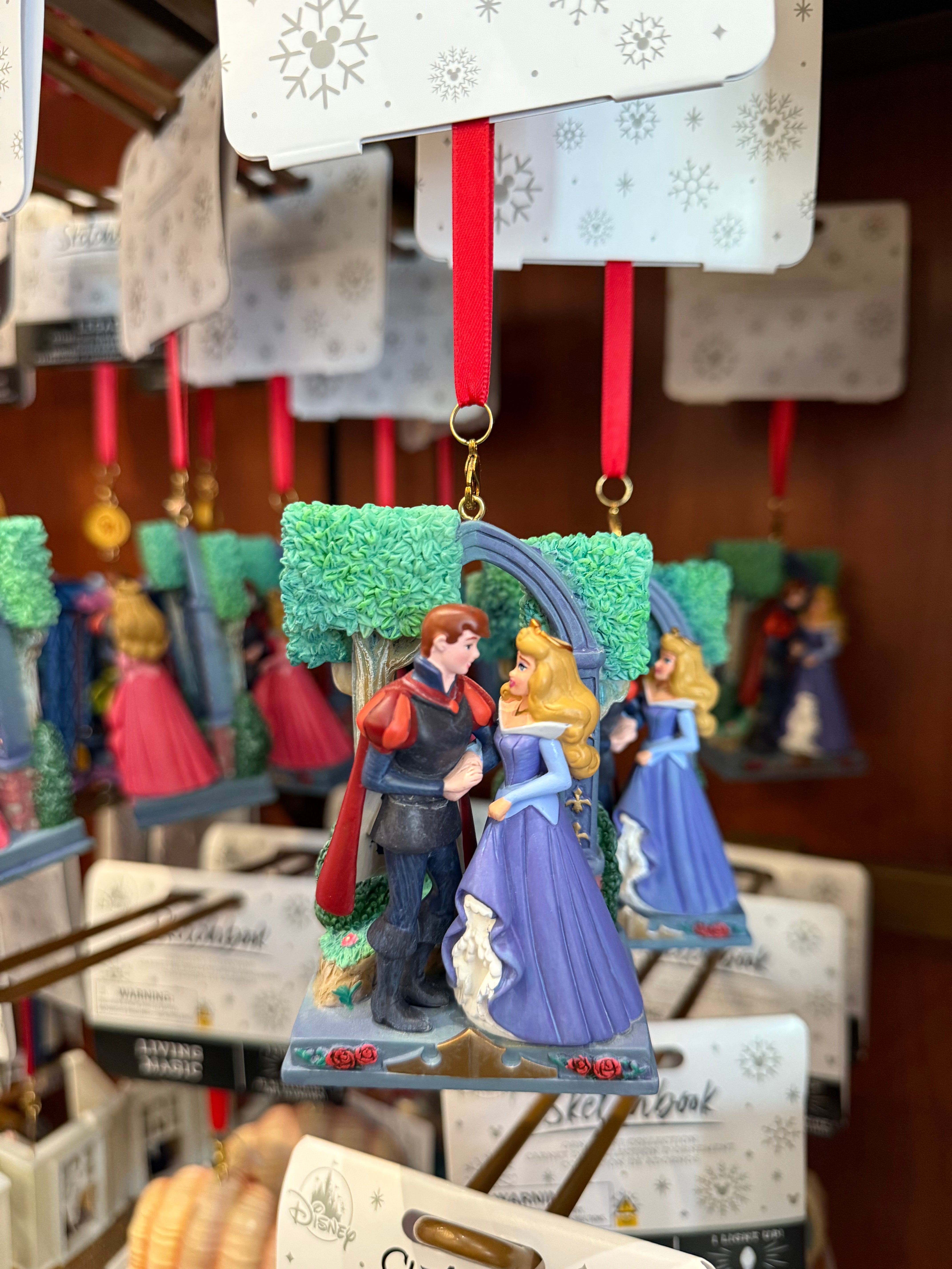 Sleeping Beauty Blue Dress Ornament