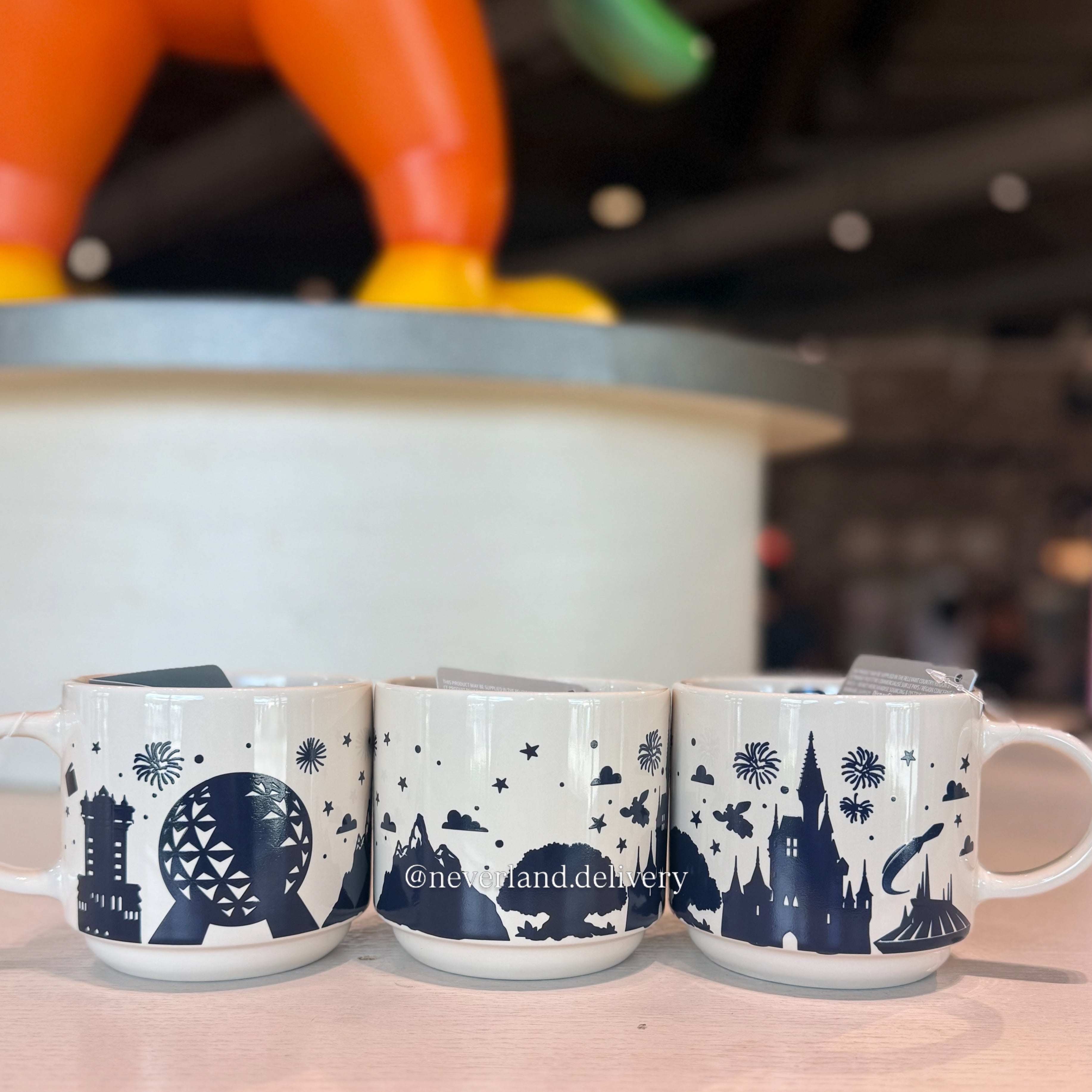 Walt Disney World Park Icons Color Changing Mug  Neverland Delivery