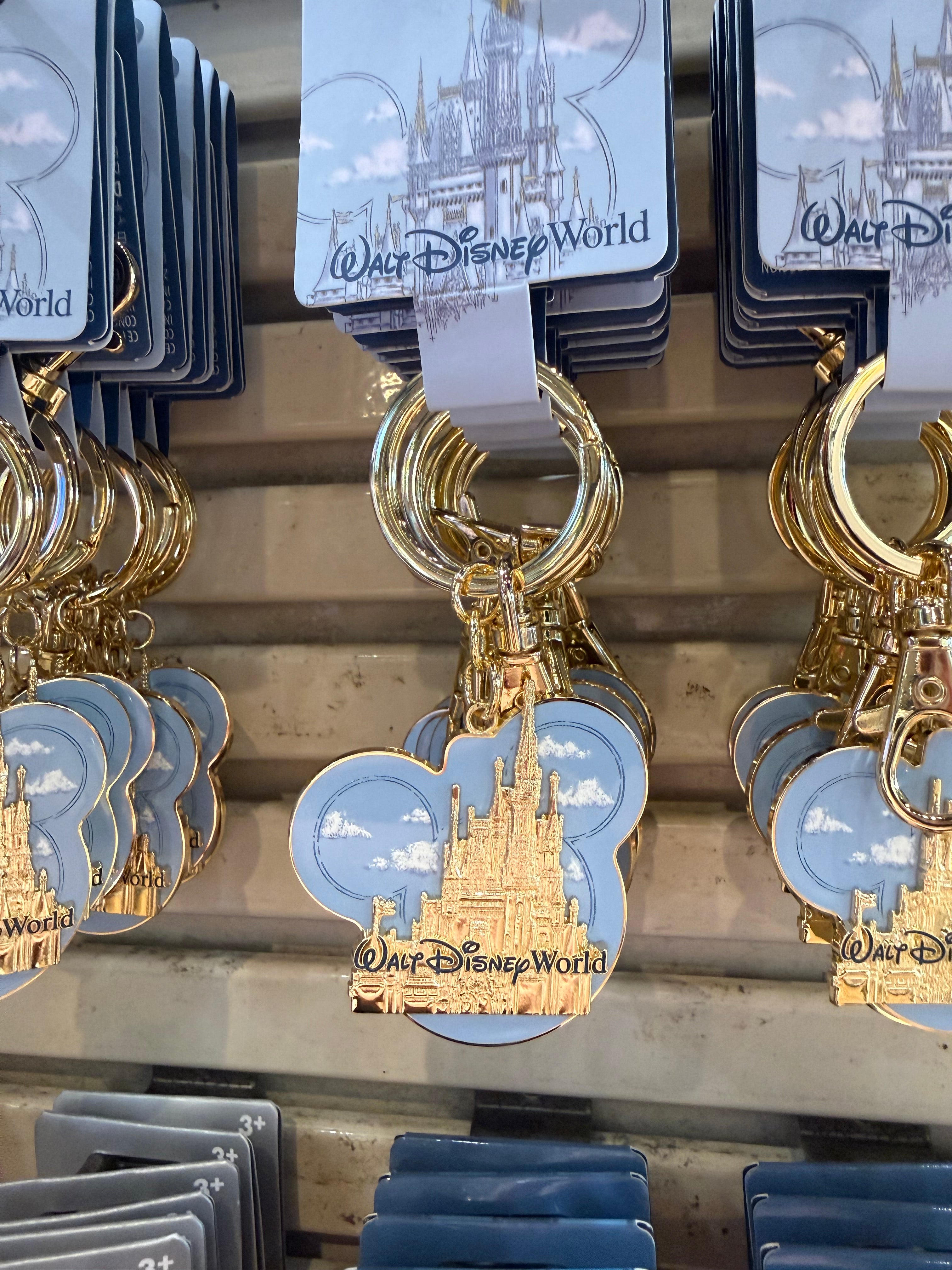 Gold Castle Mickey Keychain – Neverland Delivery