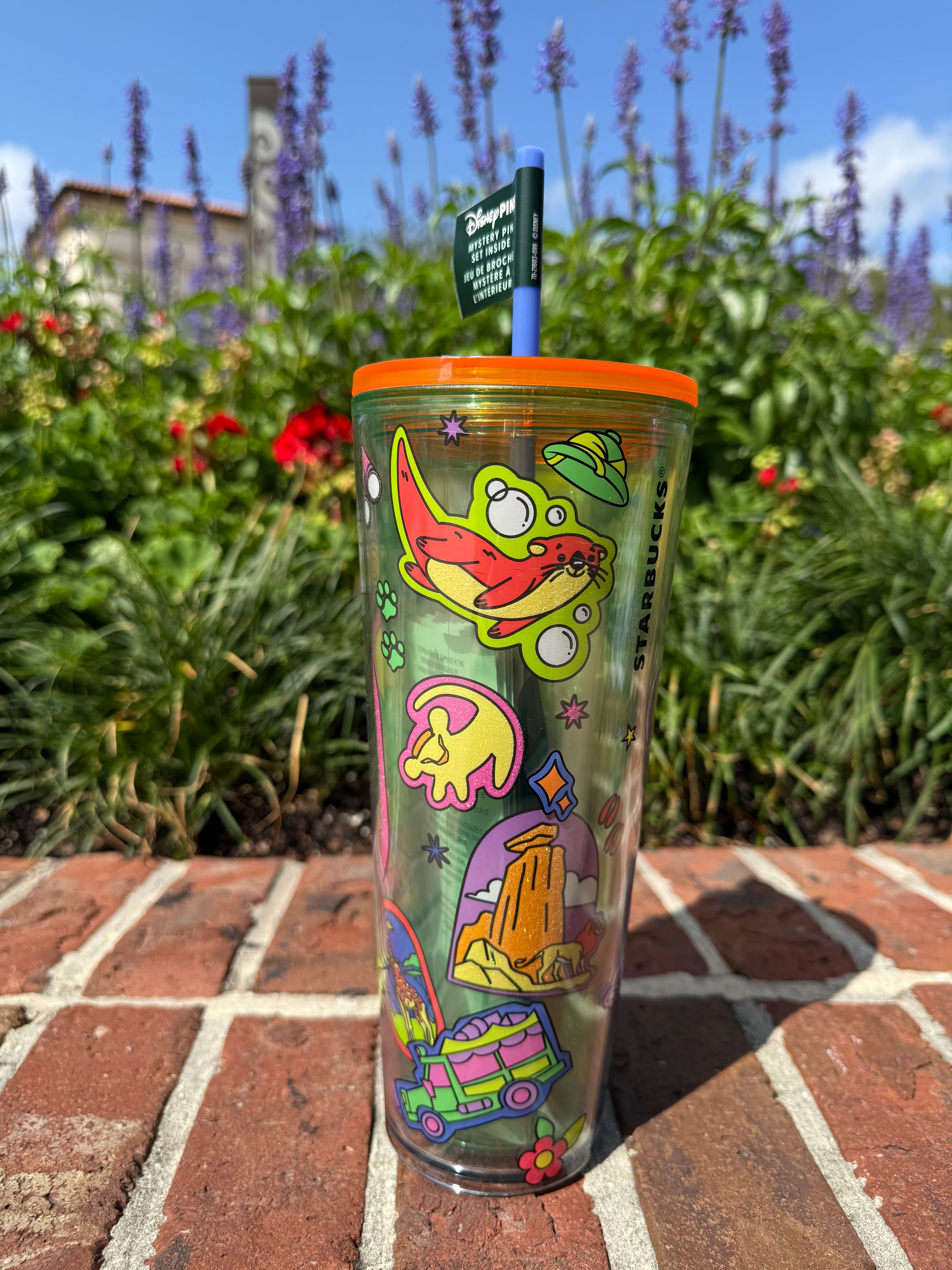 Disney's Animal Kingdom Tumbler and Mystery Pin by Starbucks