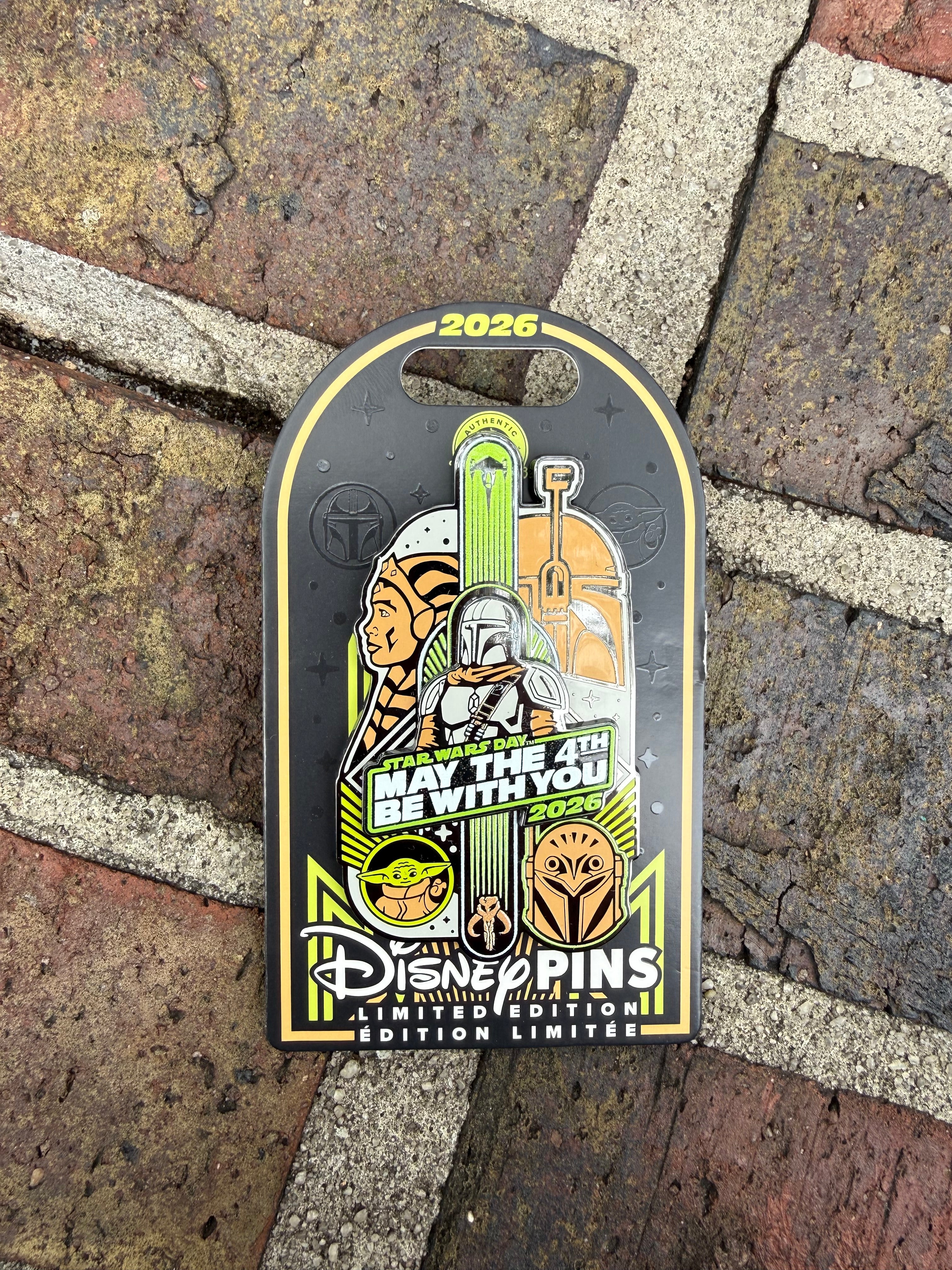 May The 4th Be With You Mandalorian Mini Jumbo Pin – Neverland Delivery
