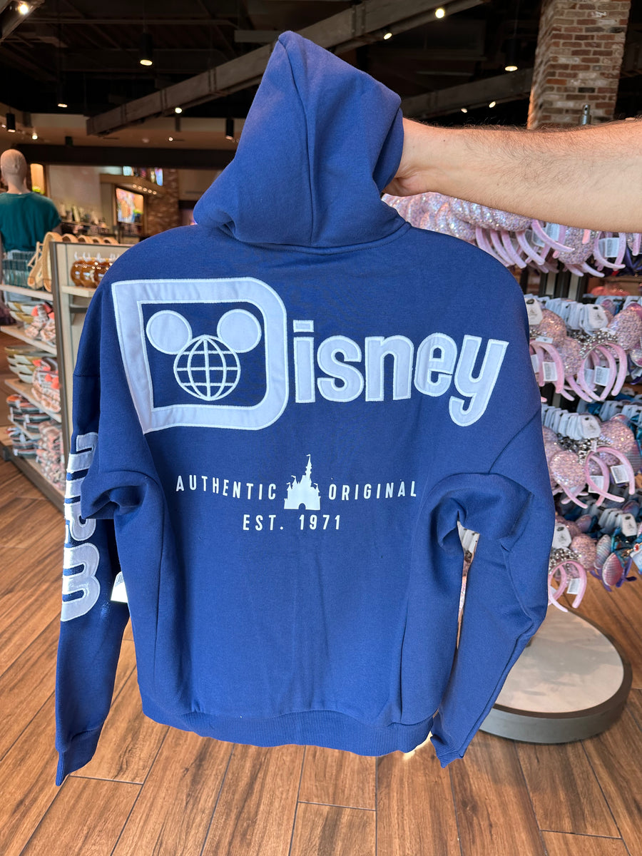 Disneyland blue zip up deals hoodie