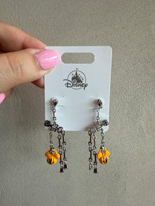  Skeleton Pumpkin Mickey Earrings