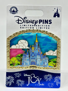  D23 Walt Disney World Stained Glass Castle Pin