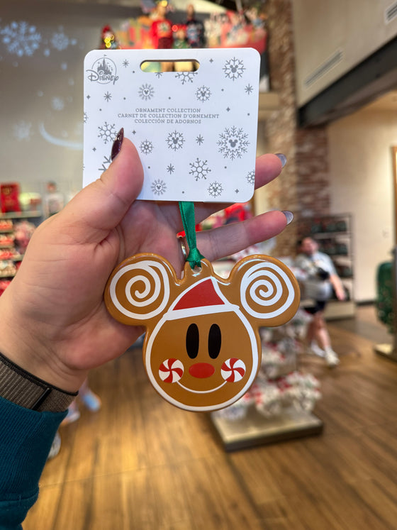 Mickey Gingerbread Cookie Ornament