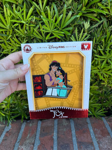  D23 Joy on the Screen - Aladdin and Jasmin Pin