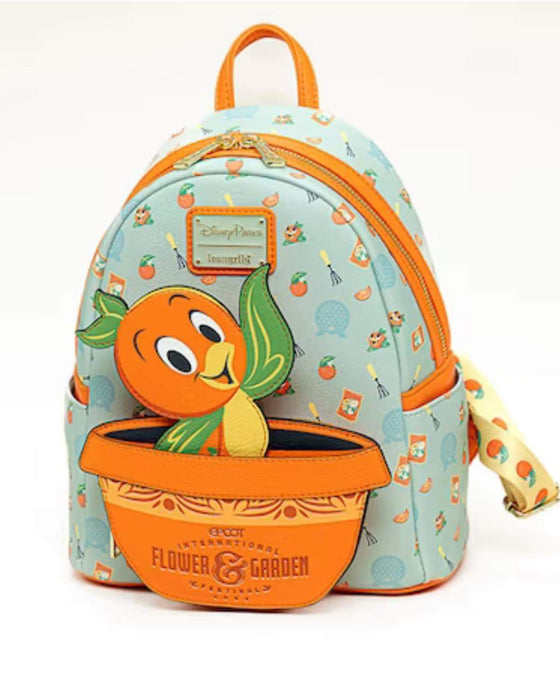 Flower and Garden Festival - Orange Bird Backpack by Loungefly