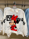 Minnie White Pullover