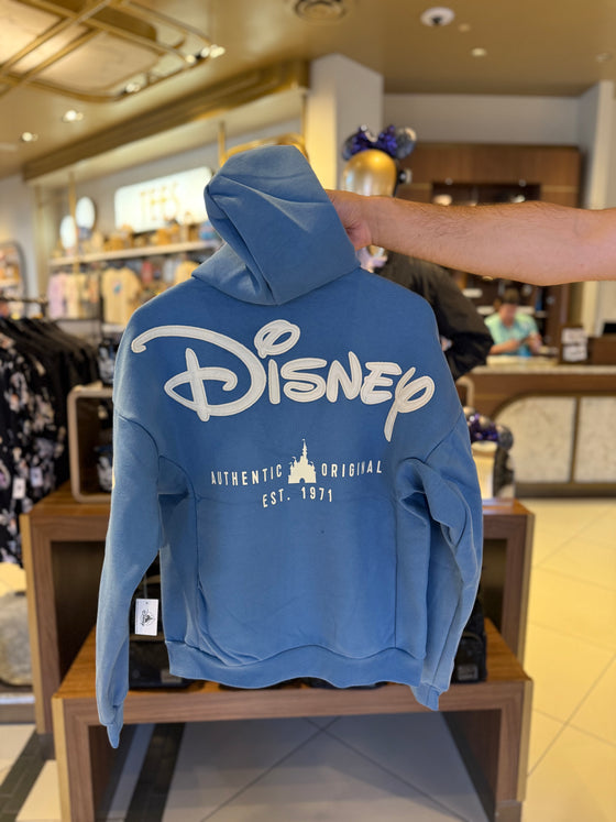 Walt Disney World Blue Zip Up Hoodie