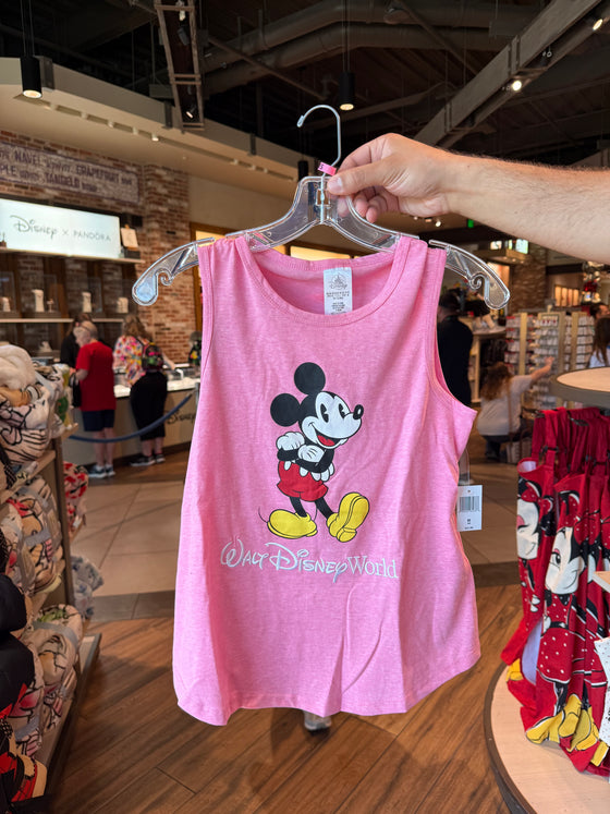 Mickey Mouse Pink Tank Top