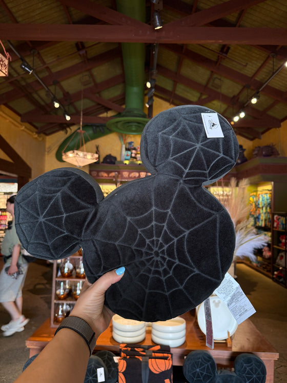 Halloween Cobweb Mickey Pillow