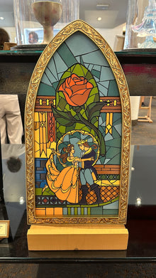  Beauty and the Beast Stained Glass Window