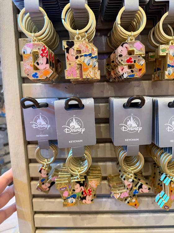 Disney Letter Keychain