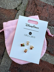 Disney Christmas Earrings Set by Girls Crew