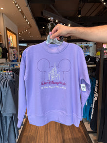  Walt Disney World Castle Most Magical Place Purple Pullover