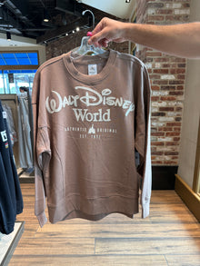  Walt Disney World Brown Pullover