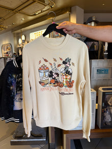  Pumpkin Spice Mickey and Minnie Crewneck