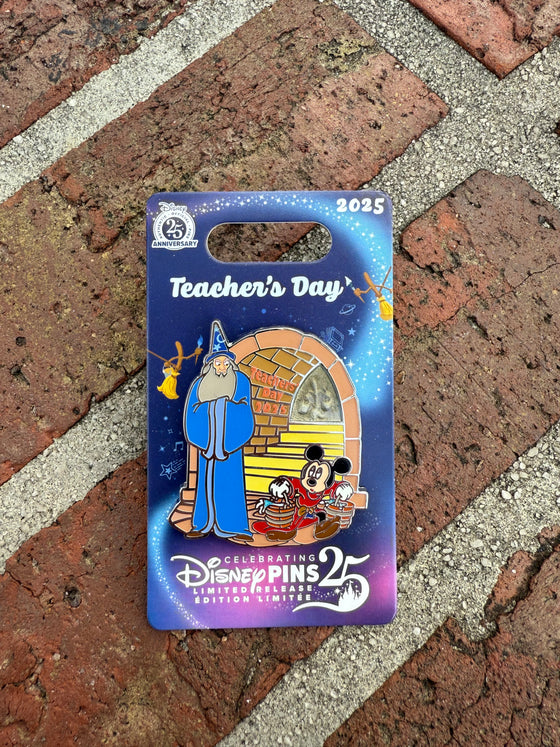 2025 Teacher’s Day Sorcerer Mickey Pin