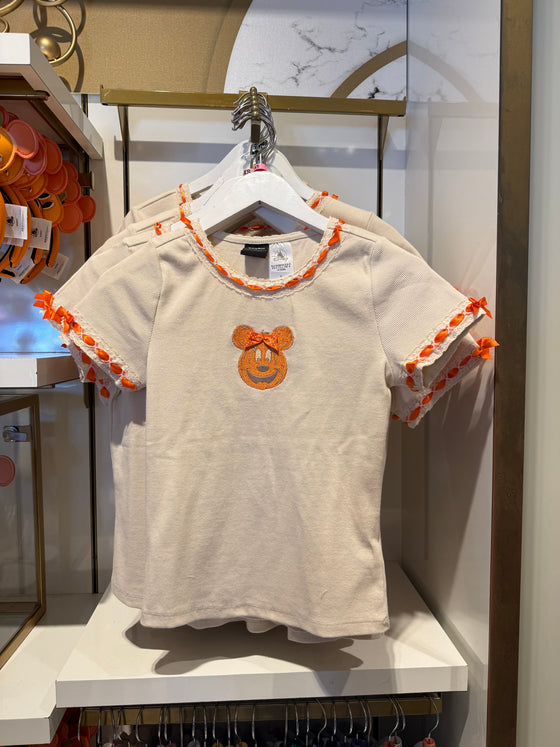 Pumpkin Minnie Cream Tee by Her Universe