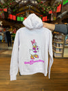 Daisy Rhinestone Purple Zip Up Hoodie