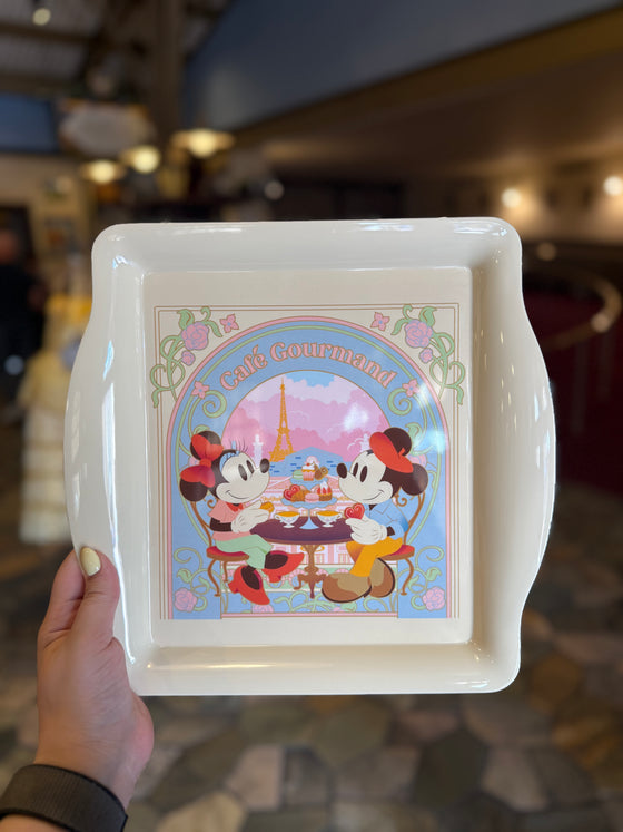 Mickey and Minnie France Pavilion Tray