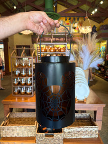  Mickey Cobweb Black Candle Lantern