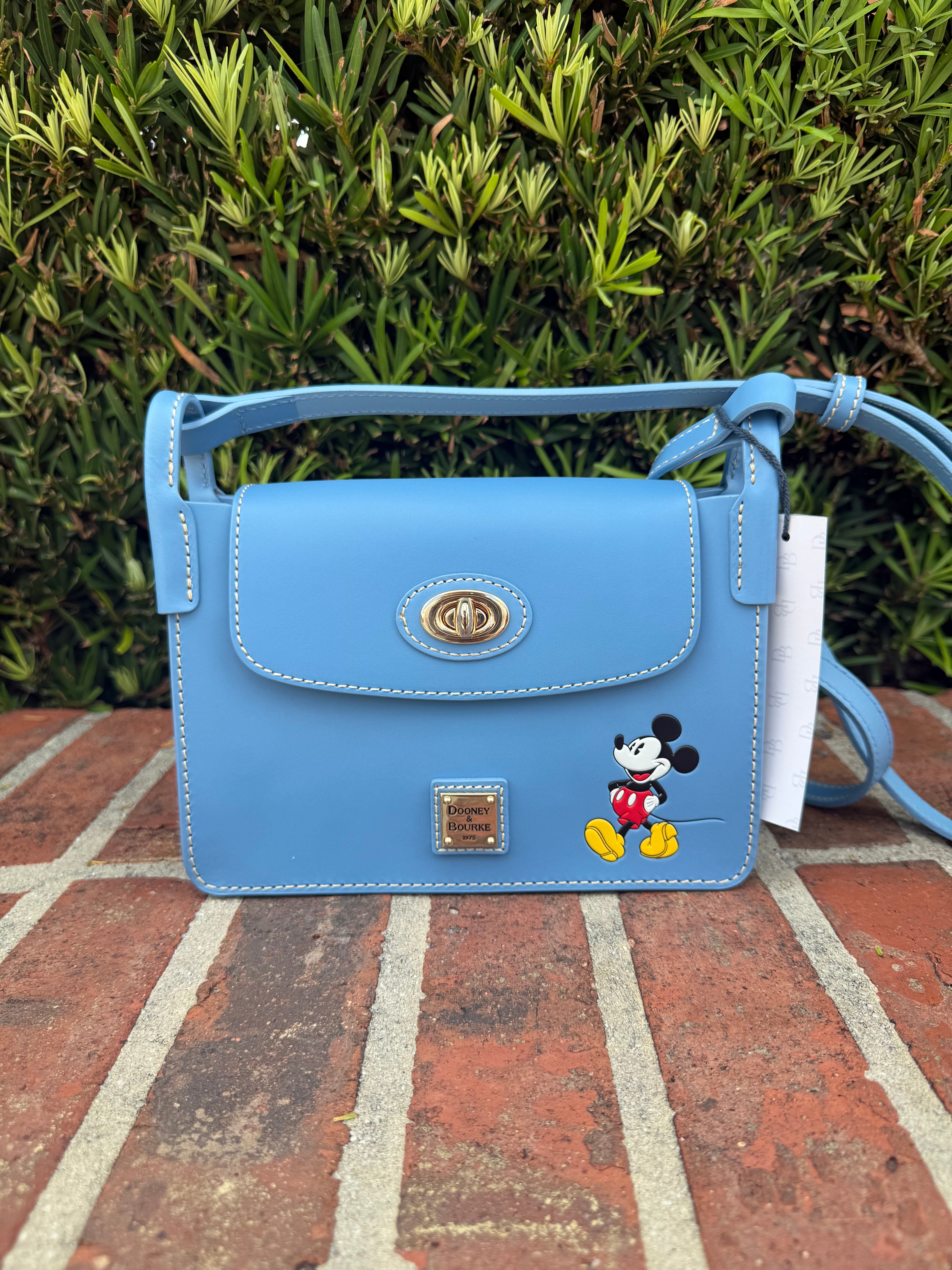 【Dooney＆Bourke】ミッキーマウス クロスボディバッグ ブルー 2025 Disney Parks Dooney & Bourke Mickey Mouse Blue