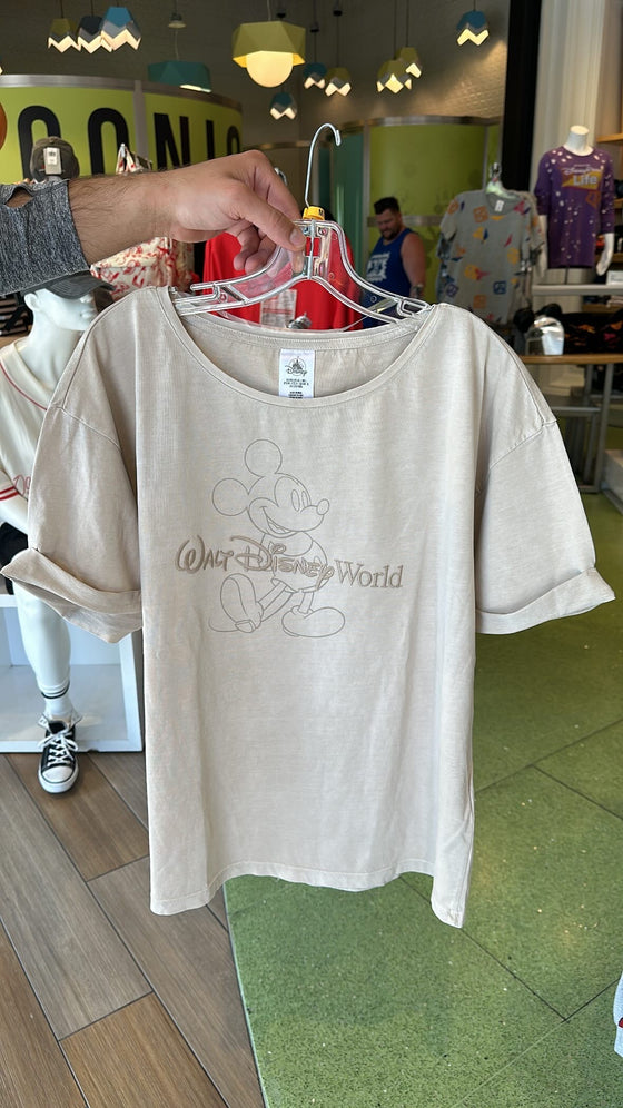 Walt Disney World Mickey Tan Tee