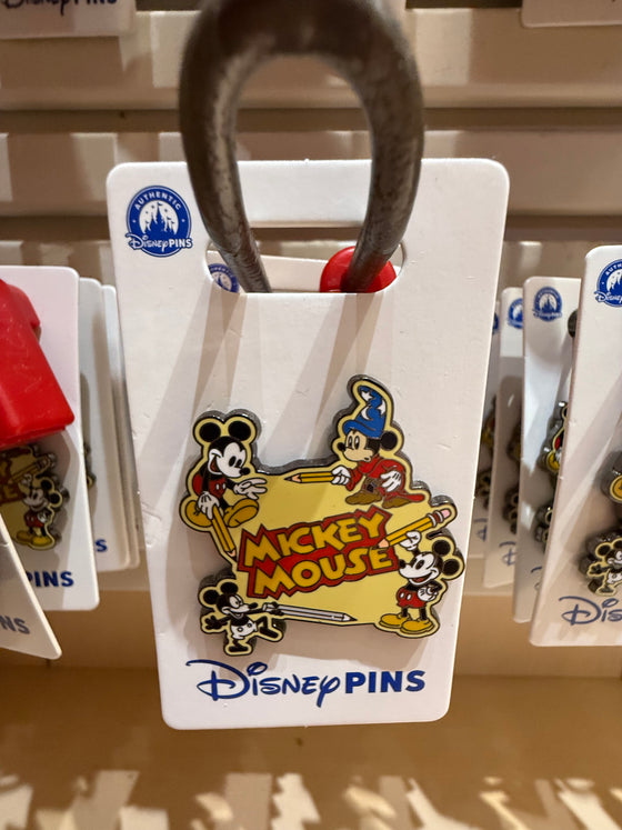 Mickey Mouse Through The Years Pin