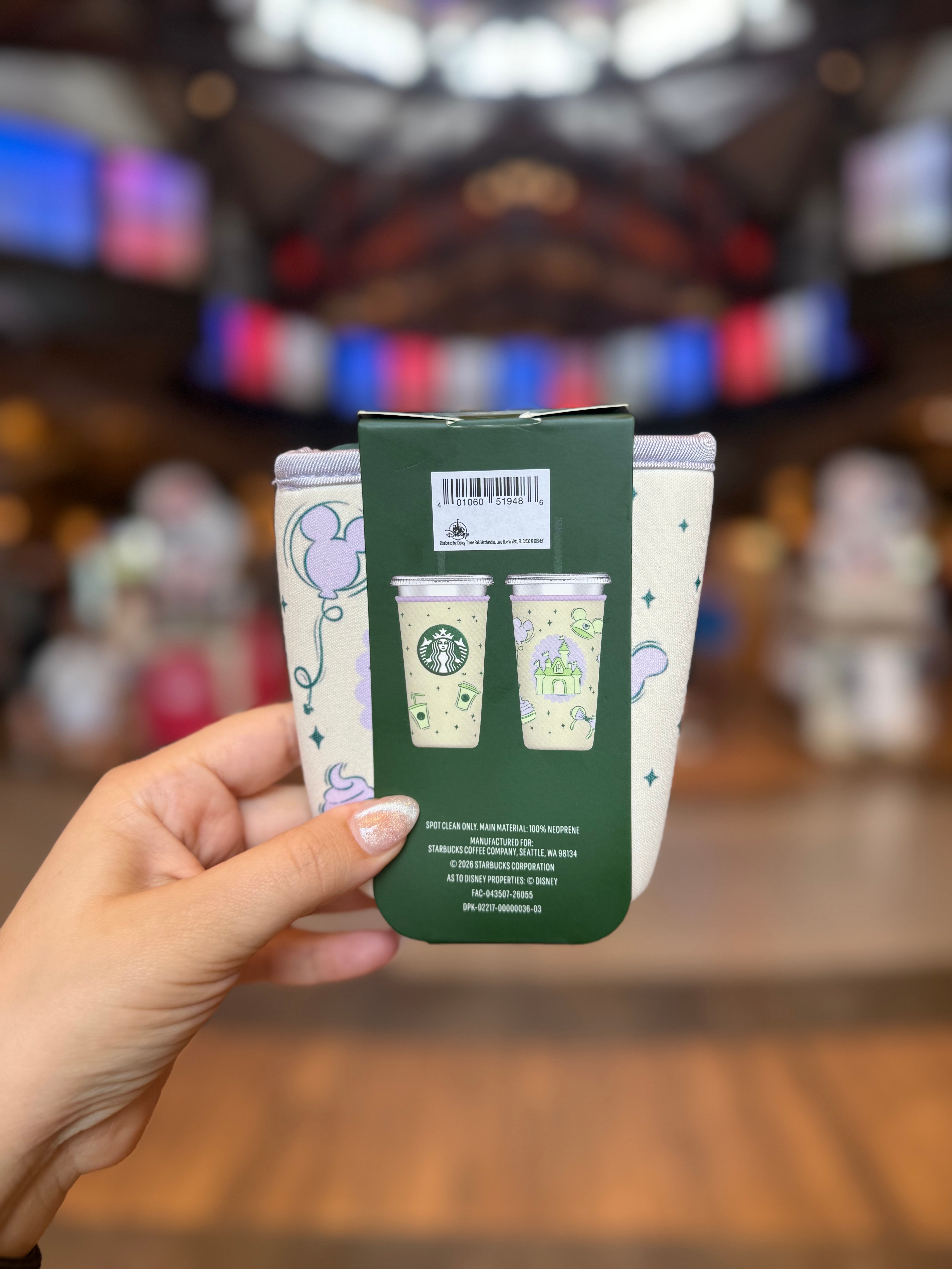 Disney Castle Icons Cup Sleeve by Starbucks – Neverland Delivery