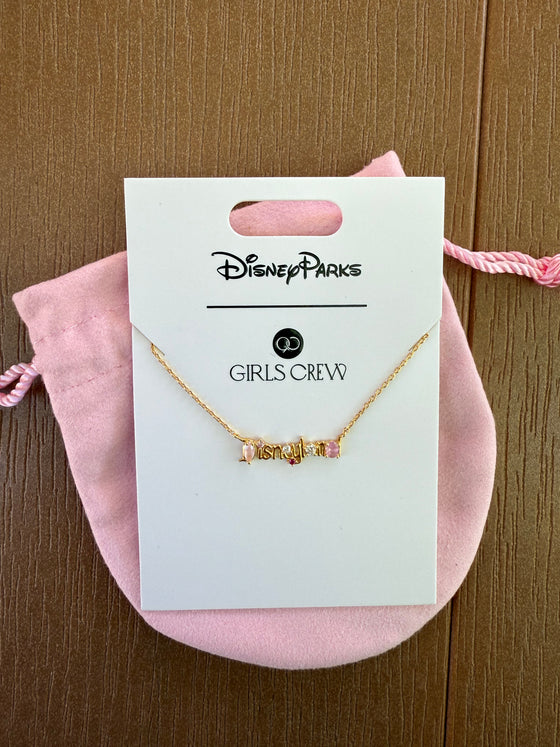 Disneyland Necklace by Girls Crew