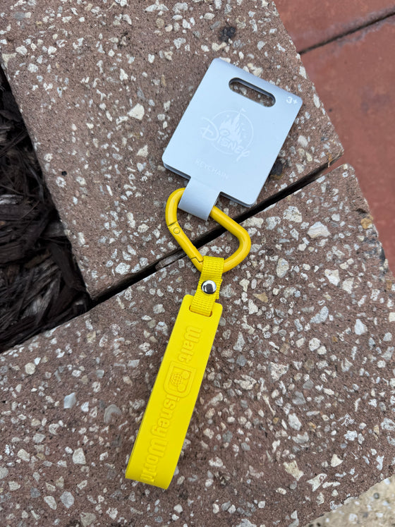 Yellow Safety Pull Keychain