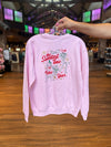 Walt Disney World Christmas The Sweetest Time of The Year Bow Pink Pullover