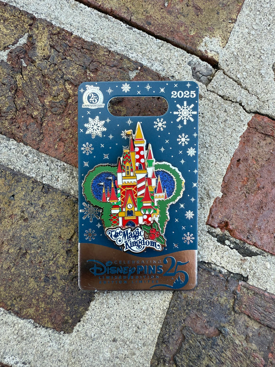 Magic Kingdom Christmas Castle Pin