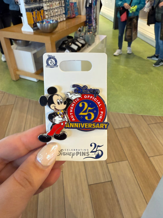 Official Pin Trading 25th Anniversary Pin