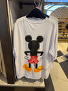 Mickey Front and Back White Tee