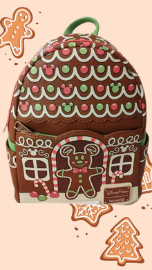  Mickey Gingerbread House Backpack by Loungefly *PREORDER*