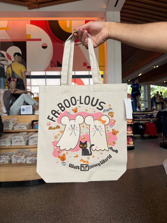 Cutie Mickey and Minnie Ghost Fa-Boo-Lous Tote