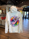 Figment White Zip Up Hoodie
