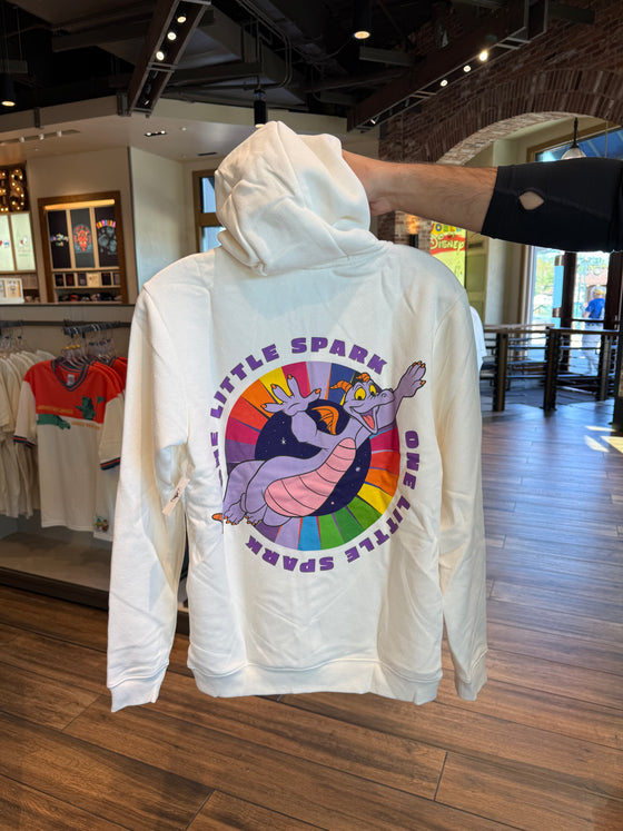 Figment White Zip Up Hoodie