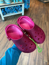 Magenta Mickey Crocs