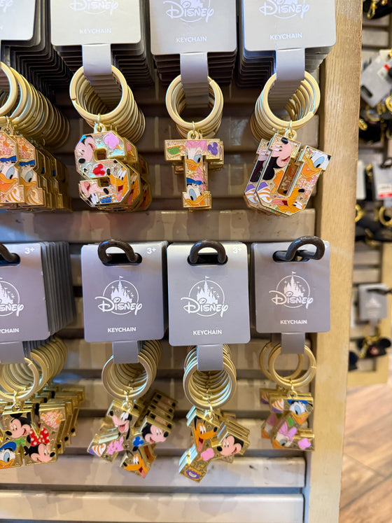 Disney Letter Keychain
