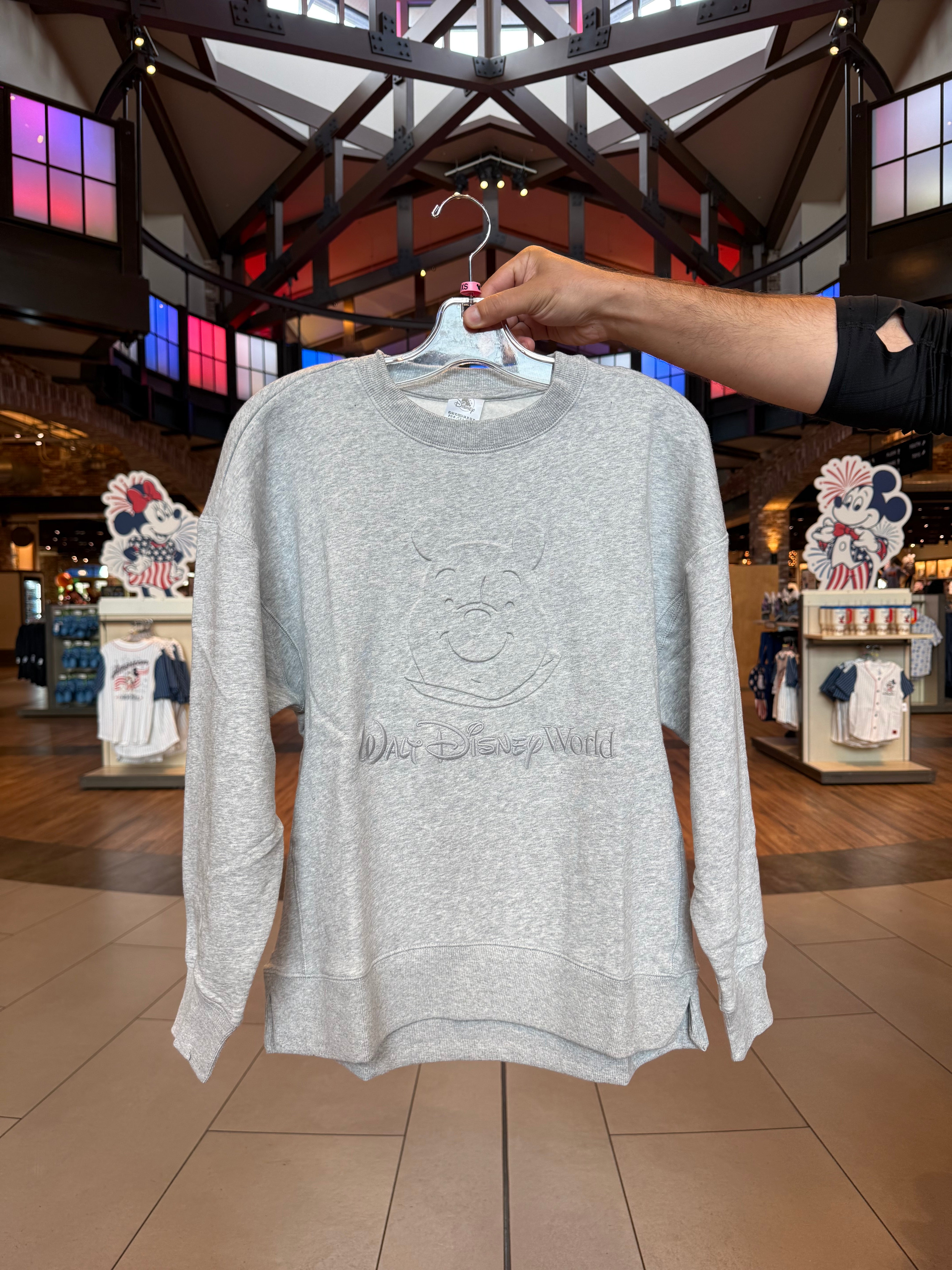 Walt Disney World Winnie The Pooh Grey Pullover – Neverland Delivery