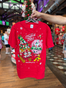  Christmas The Most Magical Place Red Tee