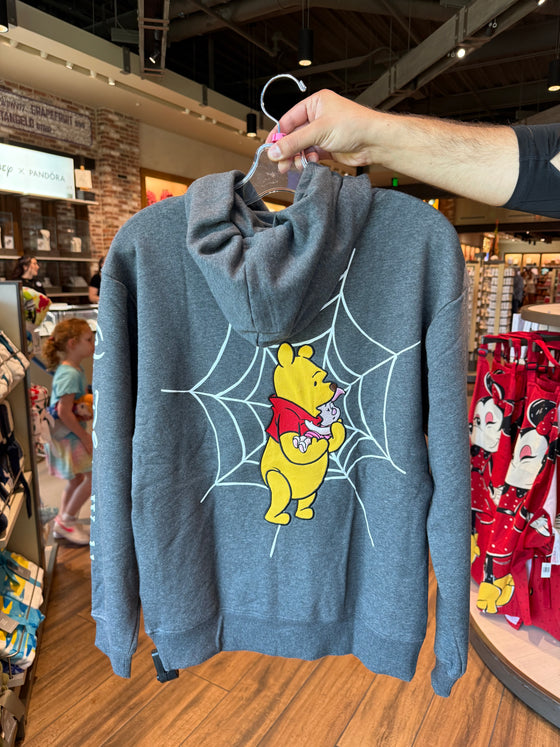 Halloween Pooh and Piglet Grey Hoodie