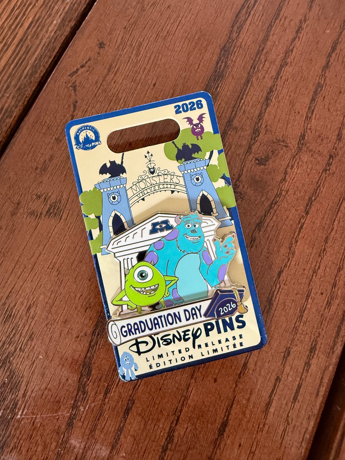 monsters university pins 2026 Monsters University Graduation Pin – Neverland Delivery