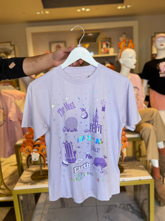 The Most Magical Place On Earth Purple Tee