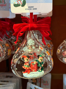  Mickey and Minnie Christmas Mailbox Ornament