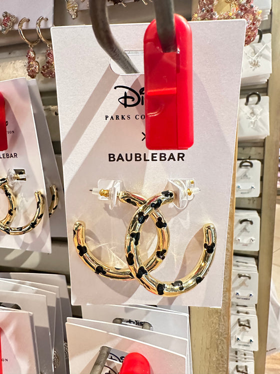 Mickey Thin Hoops Earrings by BaubleBar