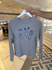 Disney Girly Grey Long Sleeve